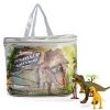 Kmart Home & Garden 125 Piece Dinosaur Adventure Kids Toy Play Set Figures In Storage Bag Pack