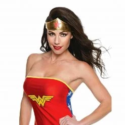 Rubies Licensed Wonder Woman Costume Cape Boots Gauntlets Light Up Lasso Tiara