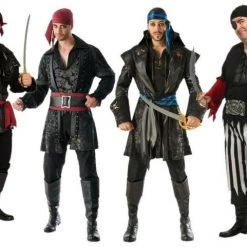Rubie's Captain Hook Black Pirate Captain Heart Plundering Pirate Mens Costume