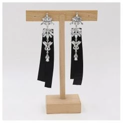Unbranded Crystal Ribbon Long Rhinestones Drop Dangle Ladies Earrings Fashion Jewelry 11 Unbranded Crystal Ribbon Long Rhinestones Drop Dangle Ladies Earrings Fashion Jewelry