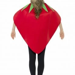 Smiffys CA298 Strawberry Costume Ladies Mens Unisex Novelty Fruit Fancy Red Farm Outfit Costumes