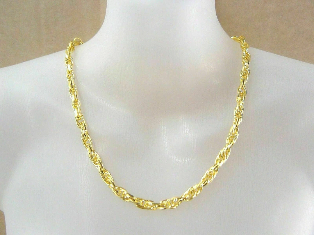 Unbranded Gold Chunky Pimp Necklace Chain Rapper Hip Hop Bling 90s 80s Costume Costume Accessories 3 Unbranded Gold Chunky Pimp Necklace Chain Rapper Hip Hop Bling 90s 80s Costume Costume Accessories