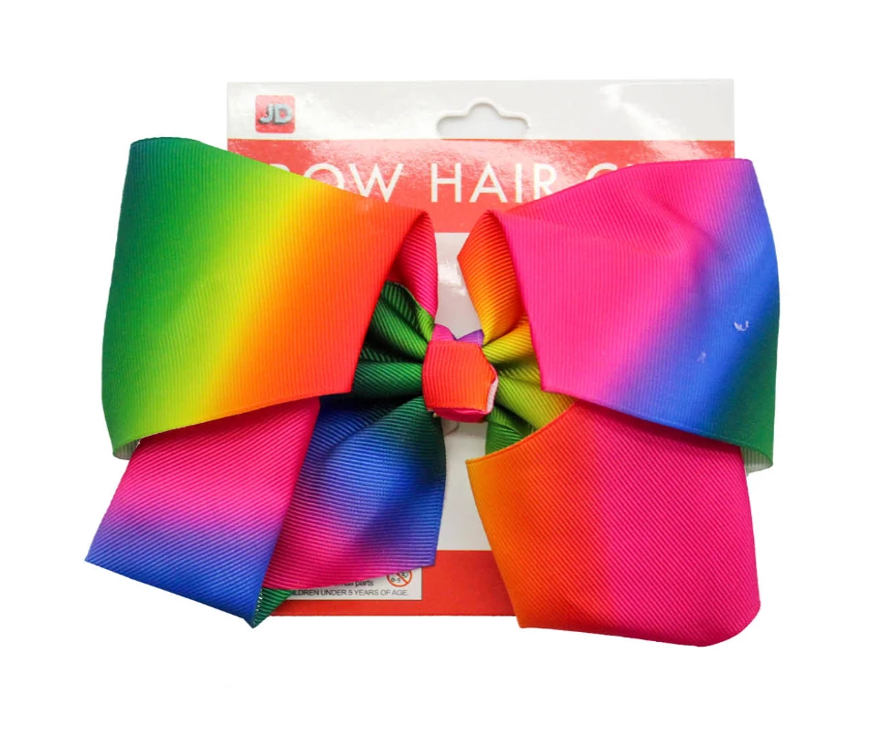 JD Party 6" Hair Bow Clip Jojo Style For Girls Teens Kids Toddle Large School Dance Party 13 JD Party 6" Hair Bow Clip Jojo Style For Girls Teens Kids Toddle Large School Dance Party