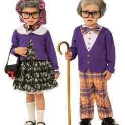 Rubie's Little Old Lady Little Old Man Book Week Boys Girls Costume Costumes