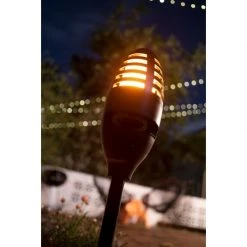 MDI Australia Firelight Lantern Bluetooth Wireless Portable Speaker Party Sound Light Stake Home & Garden