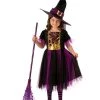Rubies Deerfield Colour Magic Tutu Dress Witch Girls Costume