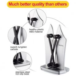 Crazy Crazy & More Crazy Deals Kitchen Knife Sharpener Bavarian Sharpening Stone Hard Carbide Sharpens Home & Garden