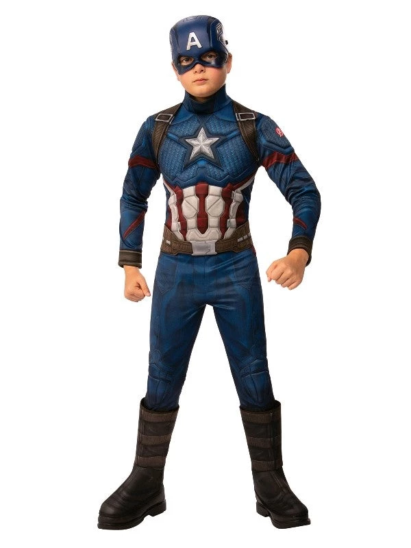 Rubies Deerfield Costumes Avengers Endgame Captain America Deluxe Child Costume 1 Rubies Deerfield Costumes Avengers Endgame Captain America Deluxe Child Costume