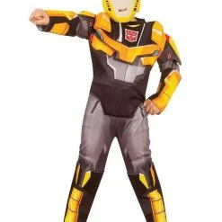 Rubies Deerfield Costumes Bumblebee Robots In Disguise Transformer Deluxe Boys Costume