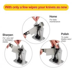 Crazy Crazy & More Crazy Deals Kitchen Knife Sharpener Bavarian Sharpening Stone Hard Carbide Sharpens Home & Garden