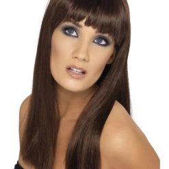 Smiffys Long Straight Glamourama Ladies Wig