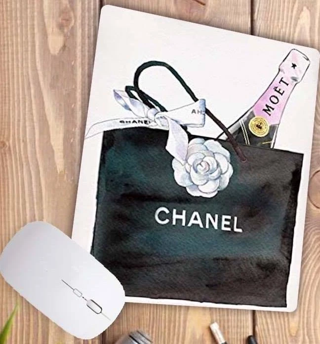 AliExpress Handbag And Moet Champagne Mouse Mat For Ladies 1 AliExpress Handbag And Moet Champagne Mouse Mat For Ladies