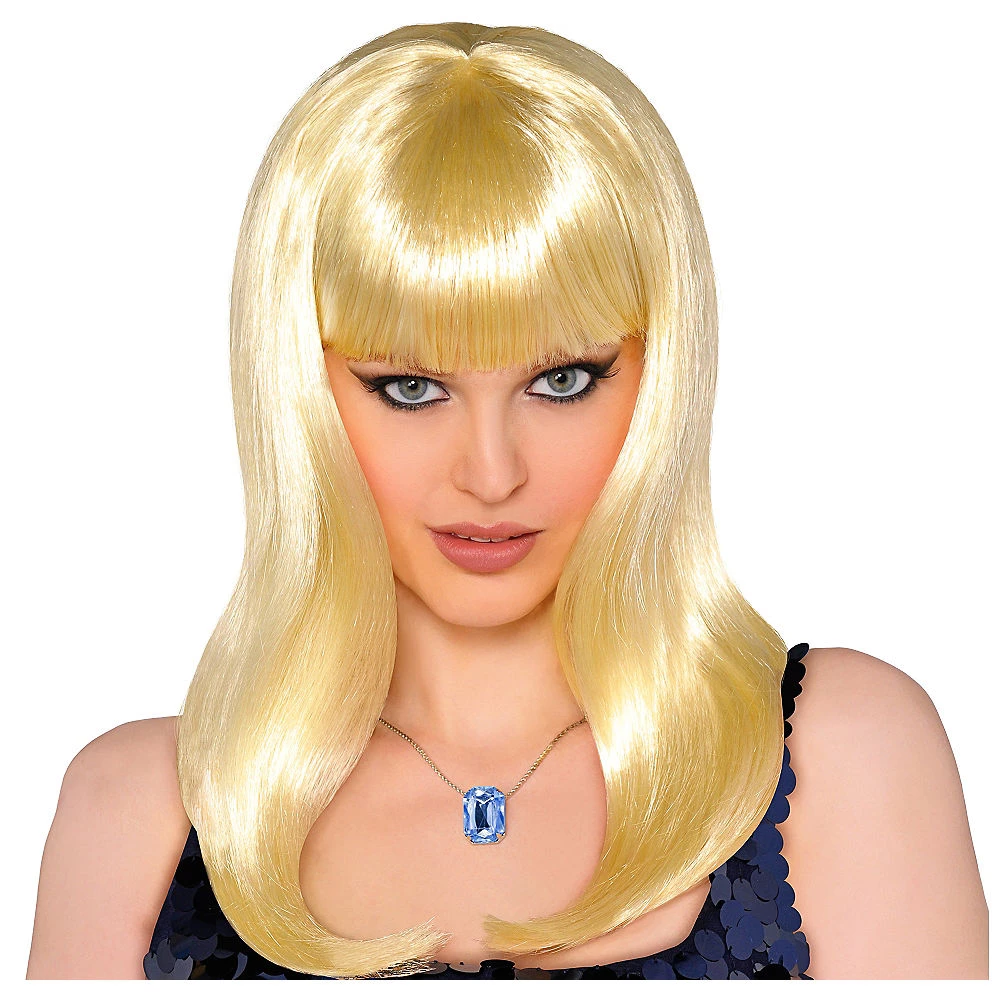 Balloon Agencies Wigs Classic Beauty Electra Long Blonde Ladies Wig 2 Balloon Agencies Wigs Classic Beauty Electra Long Blonde Ladies Wig