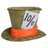 Tomfoolery Deluxe Mad Hatter Green Mini Top Hat