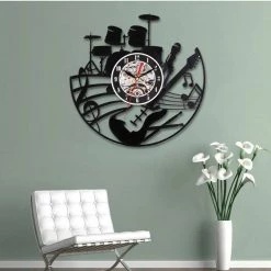 Crazy Crazy & More Crazy Deals Home & Garden Drum Kit And Guitar Vinyl Record Wall Clock 30cm X 30cm 8 Crazy Crazy & More Crazy Deals Home & Garden Drum Kit And Guitar Vinyl Record Wall Clock 30cm X 30cm