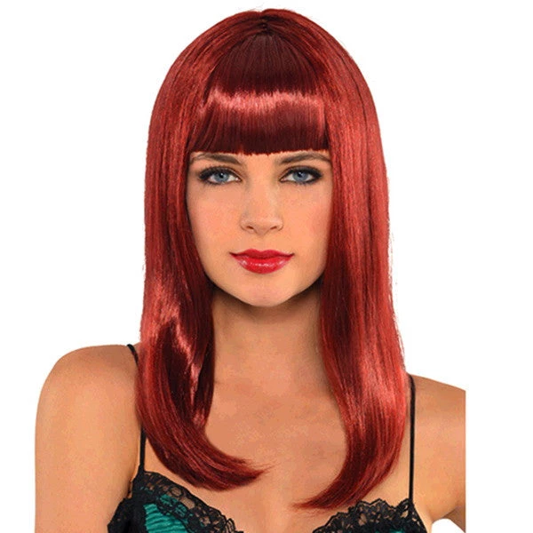 Balloon Agencies Wigs Classic Beauty Electra Long Auburn Ladies Wig 1 Balloon Agencies Wigs Classic Beauty Electra Long Auburn Ladies Wig