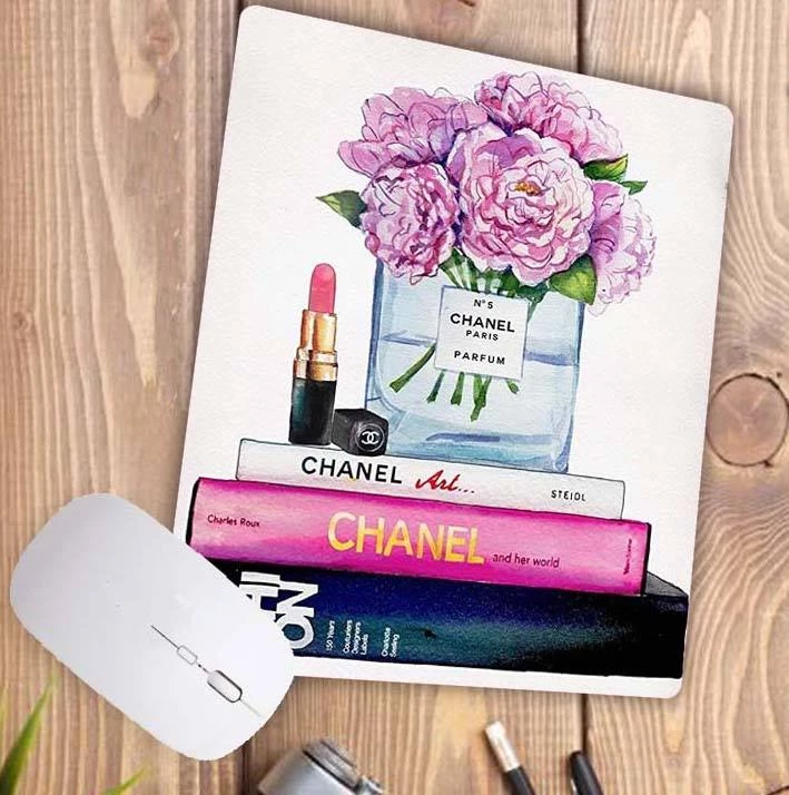 Aliexpress Flowers Lipstick And Books Mouse Mat For Ladies 1 Aliexpress Flowers Lipstick And Books Mouse Mat For Ladies