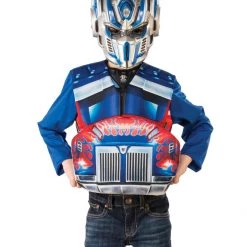 Rubies Deerfield Optimus Prime Flip And Reveal Deluxe Costume Top Boys Costume
