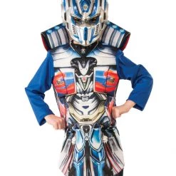 Rubies Deerfield Optimus Prime Flip And Reveal Deluxe Costume Top Boys Costume