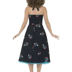 Smiffys Grease Cha Cha DiGregorio Halter Dress Ladies Costume Costumes