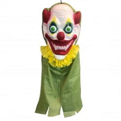 Sweidas Emmett Talking Creepy Giant Hanging Clown Head Halloween Decoration Party Supplies 5 Sweidas Emmett Talking Creepy Giant Hanging Clown Head Halloween Decoration Party Supplies
