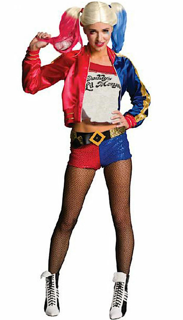EB Licensed Suicide Squad Harley Quinn Adult Ladies Costume Halloween Costumes 1 EB Licensed Suicide Squad Harley Quinn Adult Ladies Costume Halloween Costumes