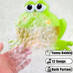 Crazy Crazy & More Crazy Deals Musical Bathtime Froggie Bubble Blower Machine Home & Garden