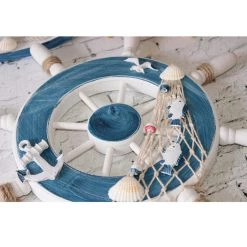 Crazy Crazy & More Crazy Deals Home & Garden 28cm Wooden Nautical Ship Steering Wheel Beach Home Wall Decor