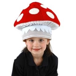 Crazy Crazy & More Crazy Deals Plush Elope Mushroom Kids Hat Costume Accessories