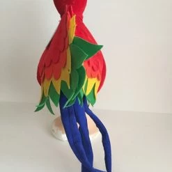 Crazy Crazy & More Crazy Deals Plush Red Velvet Parrot Kids Hat