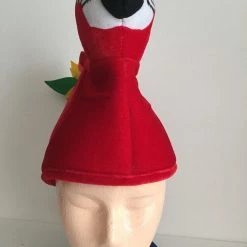 Crazy Crazy & More Crazy Deals Plush Red Velvet Parrot Kids Hat