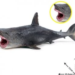 Crazy Crazy & More Crazy Deals Megalodon Extinct Great White Shark Model PVC 25cm Long Costume Party Prop