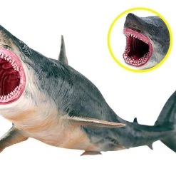 Crazy Crazy & More Crazy Deals Megalodon Extinct Great White Shark Model PVC 25cm Long Costume Party Prop