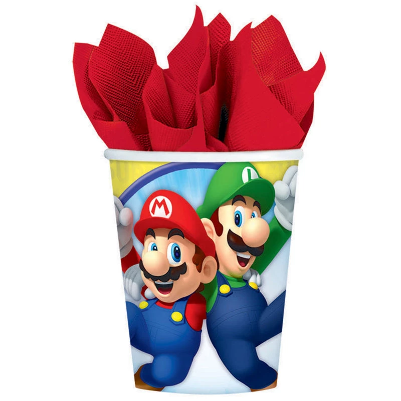 Balloon Agencies Super Mario Plastic Cups Tableware Party Supplies 1 Balloon Agencies Super Mario Plastic Cups Tableware Party Supplies