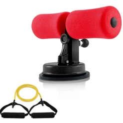 Kleva Portable Suction Sit Up Bar & Resistant Bands For Home Gym Training