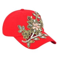 AliExpress Costume Accessories Adjustable Flower Rhinestone Denim Baseball Mesh Cap Fashionable Ladies Hat 9 AliExpress Costume Accessories Adjustable Flower Rhinestone Denim Baseball Mesh Cap Fashionable Ladies Hat