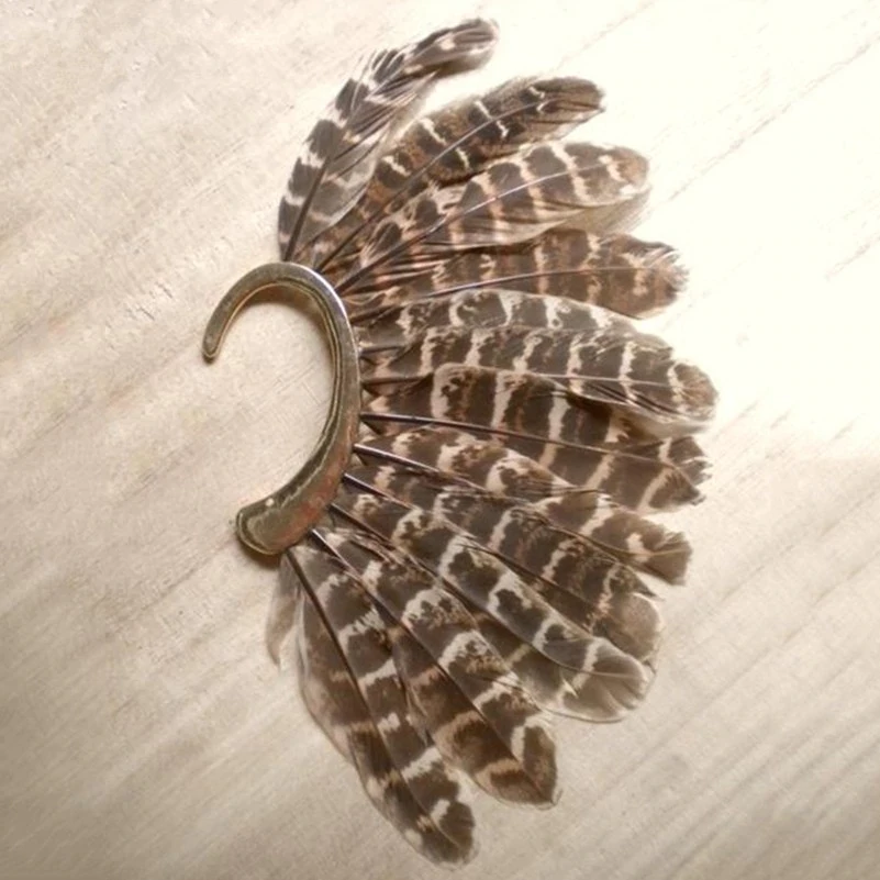 AliExpress Big Feather Leopard Ear Cuff Gold Clip Earrings Fashion Jewellery Fashion Jewelry 2 AliExpress Big Feather Leopard Ear Cuff Gold Clip Earrings Fashion Jewellery Fashion Jewelry