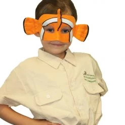 Sweidas Costume Accessories Clown Fish Mask Deluxe Animal Costume Set