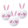 Balloon Agencies Easter Bunny Shaped Hanging Paper Lantern Decorations
