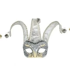 Tomfoolery Court Jester Mens Ladies Masquerade Eye Mask Costume Accessories