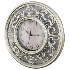 Crazy Crazy & More Crazy Deals Modern Beautiful Filigree Wall Clock Ornament 30cm X 30cm Brand New Home & Garden