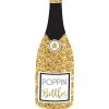 Crazy Crazy & More Crazy Deals Party Supplies Jumbo Giant Glitter Gold Champagne Bottle Photo Booth Prop