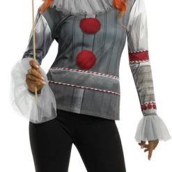Morris Costumes Pennywise IT Clown Cosplay Halloween Ladies Costume