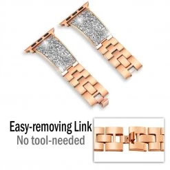 Elegancensplendour Luxury Rhinestone Watch Band & Case For Apple Watch Fashion Jewelry 14 Elegancensplendour Luxury Rhinestone Watch Band & Case For Apple Watch Fashion Jewelry