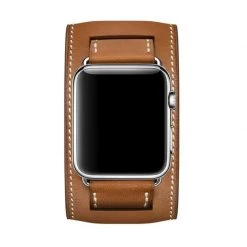 Elegancensplendour Quadra Leather Loop Link Apple Watch Band Strap Fashion Jewelry 21 Elegancensplendour Quadra Leather Loop Link Apple Watch Band Strap Fashion Jewelry