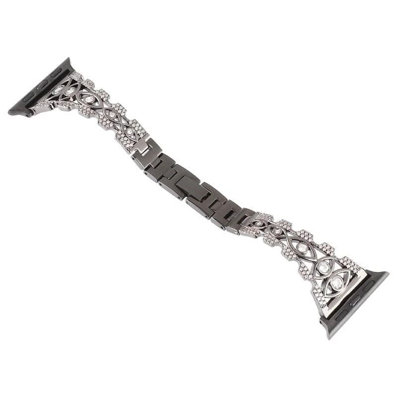 Elegancensplendour Fashion Jewelry Zircon Rhinestone Apple Watch Strap + Case 8 Elegancensplendour Fashion Jewelry Zircon Rhinestone Apple Watch Strap + Case