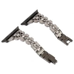 Elegancensplendour Fashion Jewelry Zircon Rhinestone Apple Watch Strap + Case 17 Elegancensplendour Fashion Jewelry Zircon Rhinestone Apple Watch Strap + Case