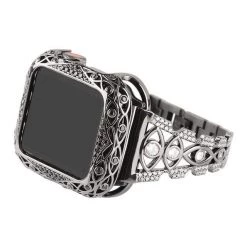 Elegancensplendour Fashion Jewelry Zircon Rhinestone Apple Watch Strap + Case 11 Elegancensplendour Fashion Jewelry Zircon Rhinestone Apple Watch Strap + Case
