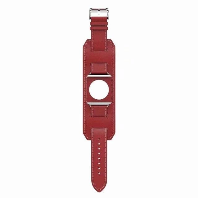 Elegancensplendour Quadra Leather Loop Link Apple Watch Band Strap Fashion Jewelry 6 Elegancensplendour Quadra Leather Loop Link Apple Watch Band Strap Fashion Jewelry