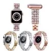Elegancensplendour Fashion Jewelry Handmade Luxury Rhinestone Apple Watch Band